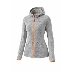 AUBRION Women's Heather Grey Fleece Lined Equestrian Hoodie Jacket‎ Full Zip -M